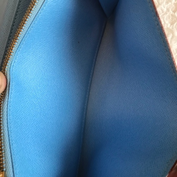 Authentic Louis Vuitton Sarah wallet long multicolore white Tresor Portefeiull - Picture 12 of 16